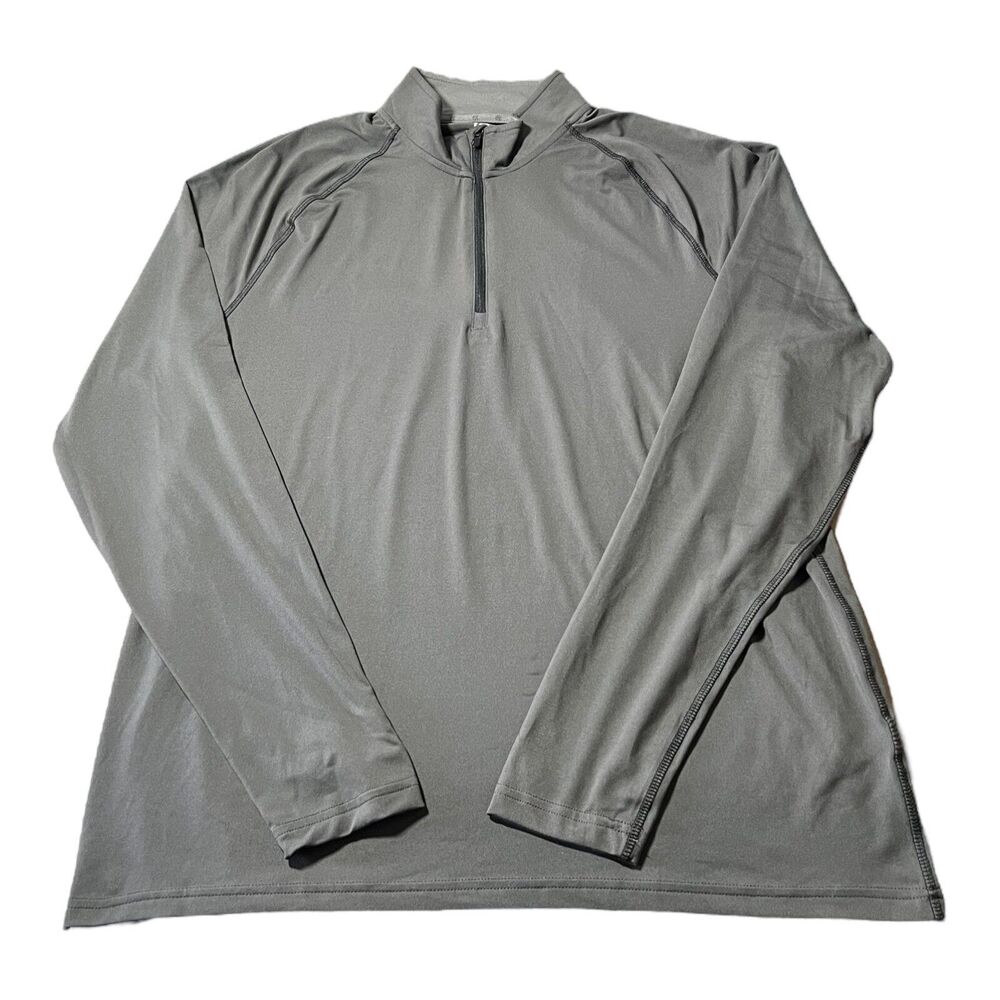 C9 Champion Duo Dry Moisture Wicks Stretch Gray 1/4 Zip Sweater Women’s Size L